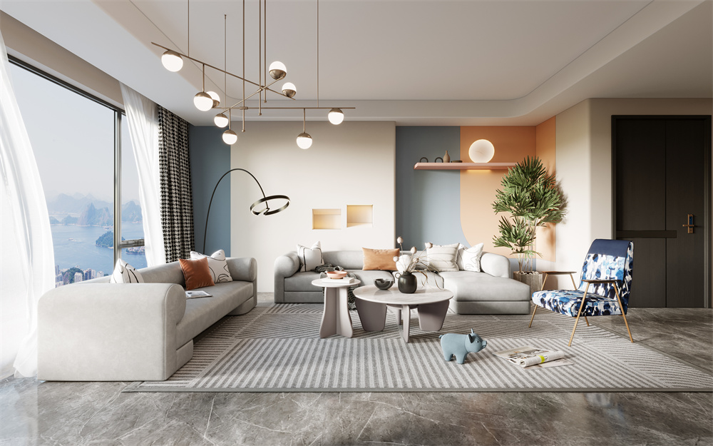 108㎡简欧婚房，自带美颜滤镜的莫兰迪色系美爆了！