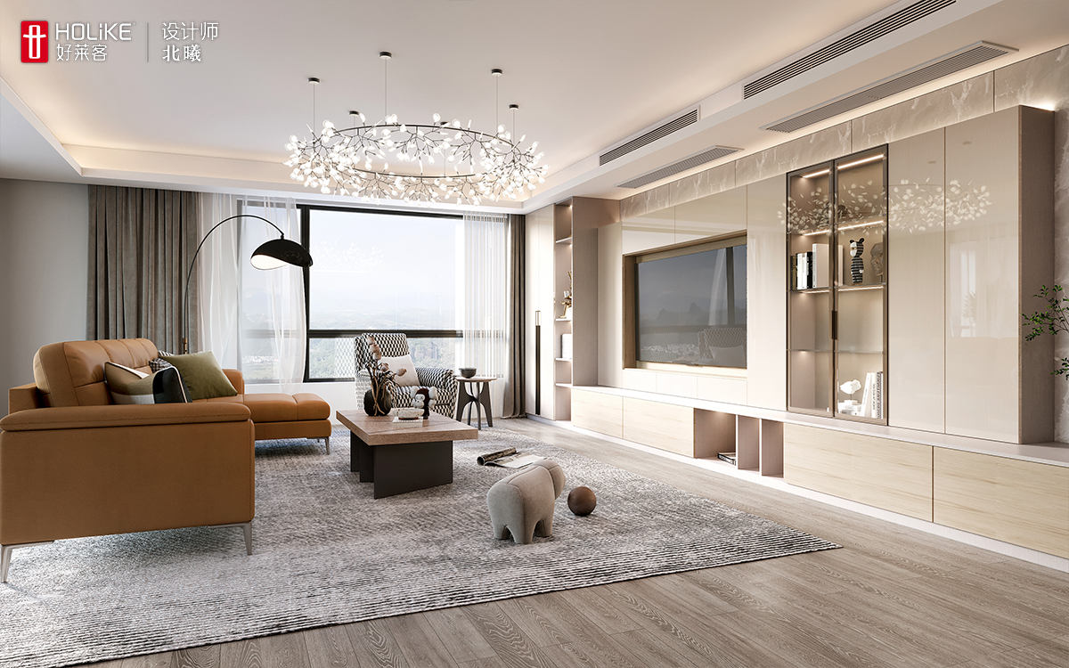 高级客餐厅+豪华主卧，住进这个浪漫四居每天都是520！