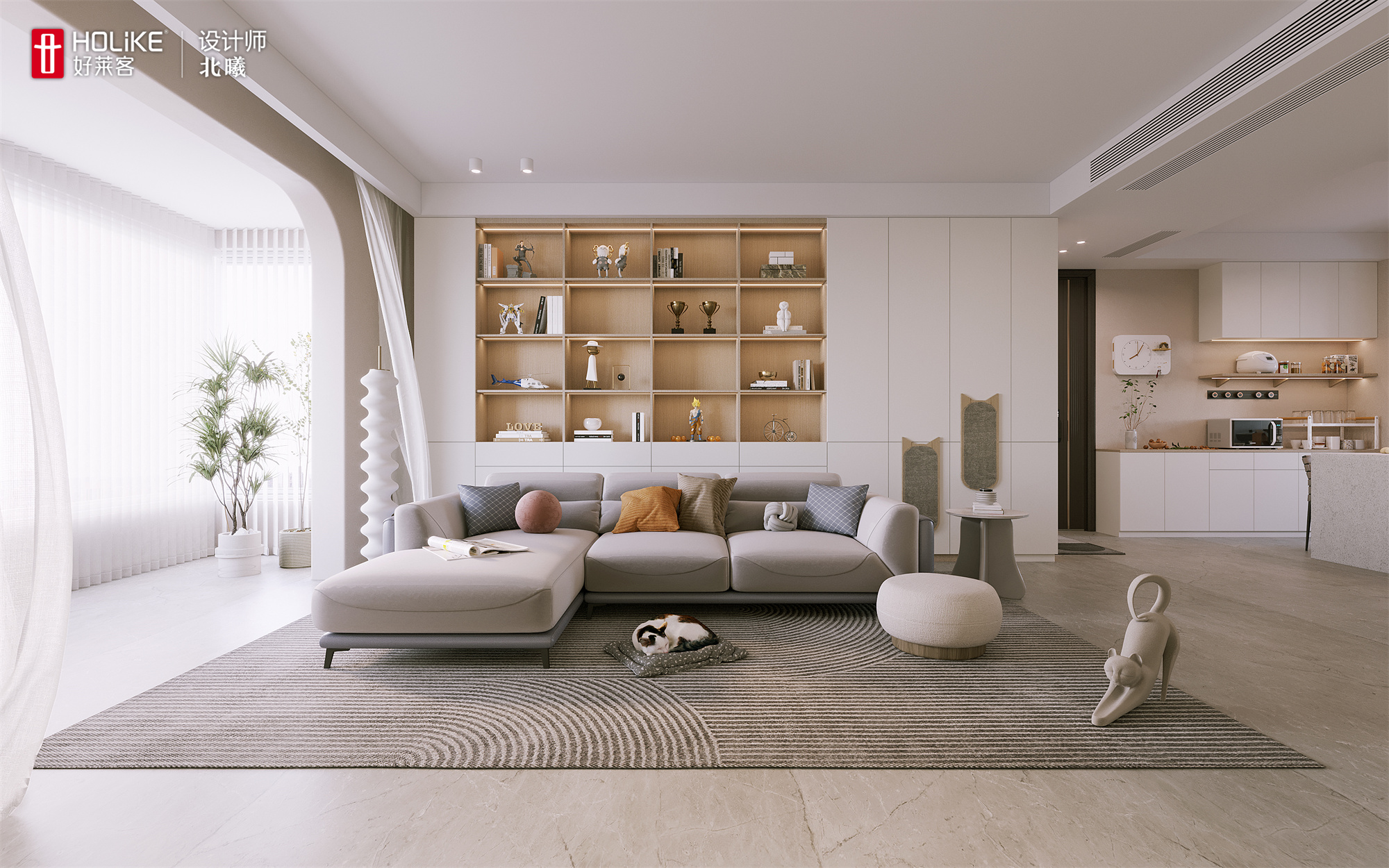 现实版浪漫满屋！治愈设计+原木奶油色，这个婚房我心动了~