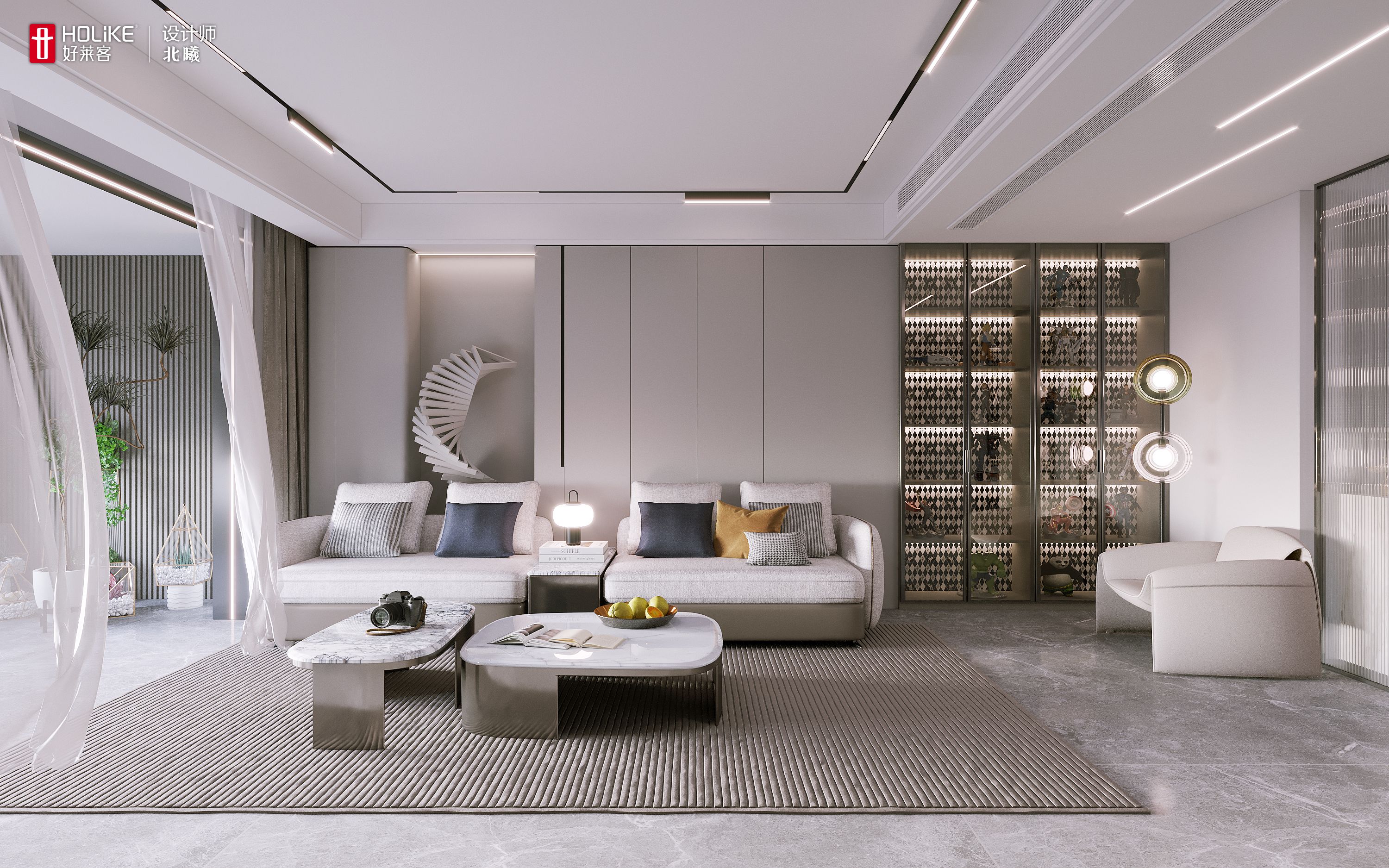 150㎡轻奢风潮居，主卧藏衣帽间，还有潮玩收藏区，太会了！