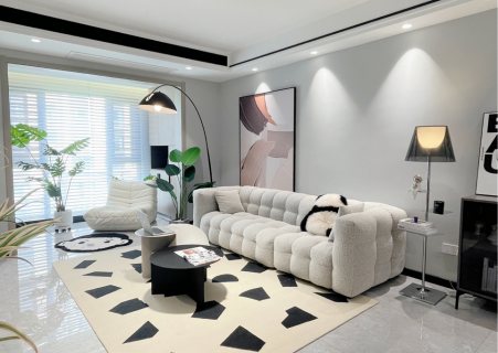 79㎡小户型变身高级大平层，潮玩收藏+极简设计太酷啦！