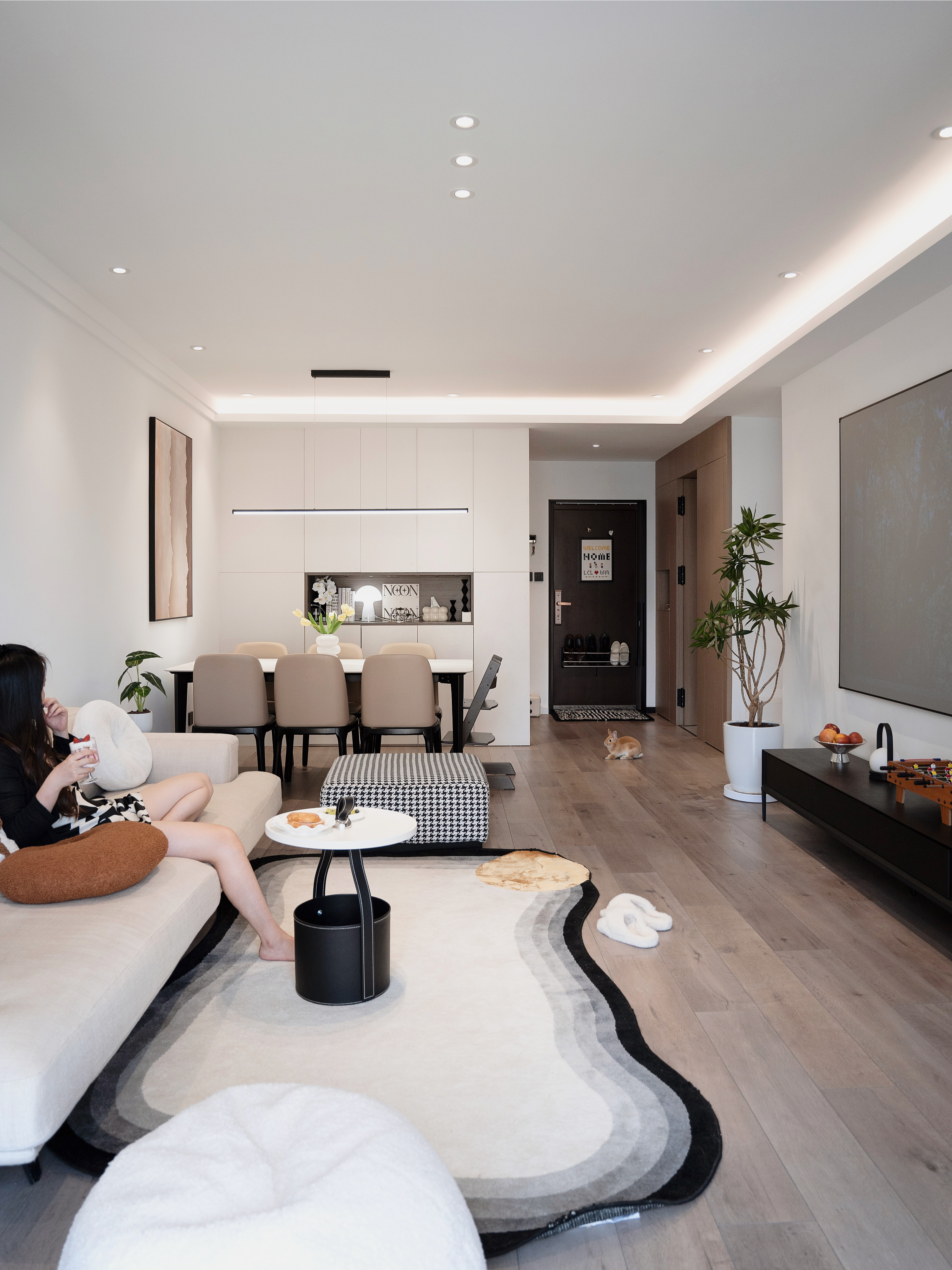 这个强收纳的奶油风dream house，在全小区出名了~